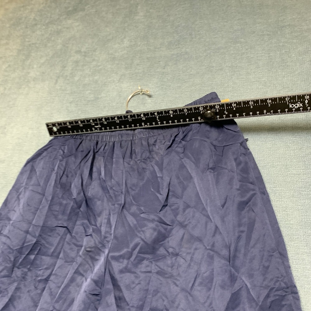 Wilson Athletic Pants Mens Medium Navy Blue Straight Leg Drawstring Zip Pockets - Picture 6 of 15